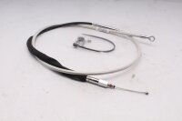 Clutch cable, stainless steel sheathed Harley-Davidson...
