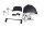 kit de montage pour siège arrière Harley-Davidson Dyna Street Bob 1690 FXDB 17-17