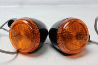 Orange og sort indikatorsæt Harley-Davidson Rocker 1584 FXCW Softail 09-09