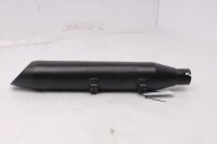 Exhaust muffler left, black matte Harley-Davidson Street...