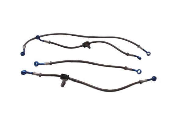 Stålflettet bremseslangesæt for og bag Suzuki GSF 1200 S Bandit WVA9 01-05