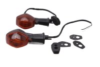 Rear indicator pair, indicator lenses orange Suzuki GSF 1200 S Bandit WVA9 01-05