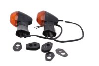 Rear indicator pair, indicator lenses orange Suzuki GSF 1200 S Bandit WVA9 01-05