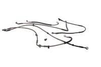 Brake line set steel braided front rear hydraulic BMW F...