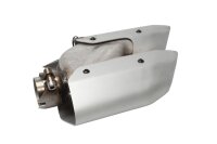 Exhaust muffler dual pipe exhaust system Ducati...
