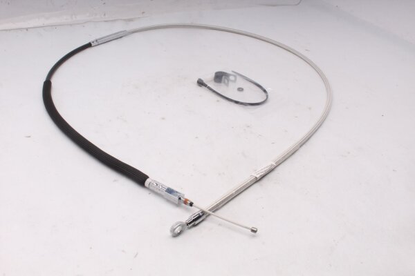 Juego de cables de embrague de acero inoxidable Harley-Davidson Fat Boy 1750 FLFB Softail 21-21