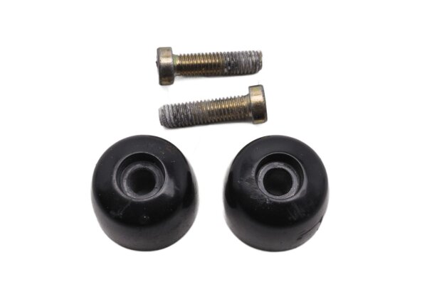 Fundas para contrapesos del manillar, par de amortiguadores de vibración, negras Ducati ST4 916ST4 98-03