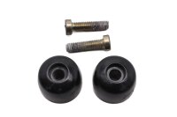Fundas para contrapesos del manillar, par de amortiguadores de vibración, negras Ducati ST4 916ST4 98-03