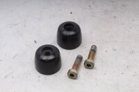 Fundas para contrapesos del manillar, par de amortiguadores de vibración, negras Ducati ST4 916ST4 98-03