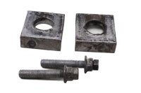 Chain tensioner, sprocket carrier, adjustment blocks...