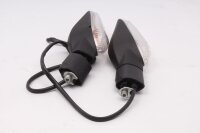 Coppia di indicatori di direzione in vetro bianco, sinistro e destro, luce di segnalazione Ducati Monster 1200 21-21