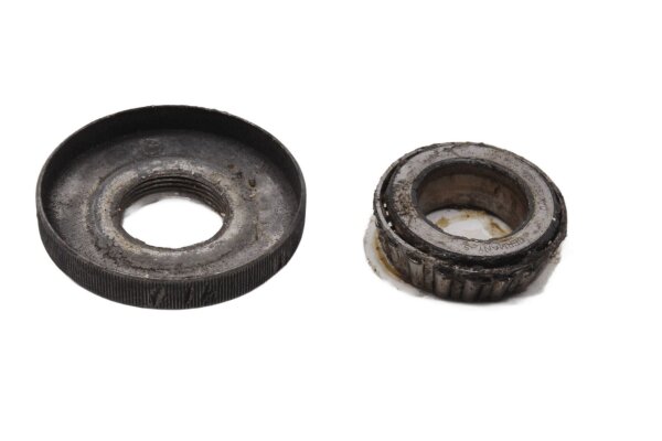 Cuscinetto del cannotto di sterzo, ponte superiore della forcella, dado del cuscinetto del cannotto di sterzo BMW K100 0501 K589 82-88
