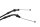 Throttle cable, double cable, return cable, throttle actuation cable, carburetor Honda ST 1100 SC26 90-01