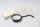 Specchietto rotondo, specchietto per manubrio filettato, universale nero Suzuki universell