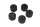 Rubber buffer damper fairing frame hole pattern set BMW K100 0501 K589 82-88