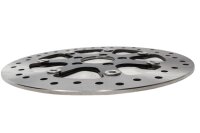 Disco de freno perforado, flotante, con cojinete universal. Harley-Davidson universell