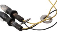 Rear LED indicators, pair, tinted, short, universal replacement Yamaha YZF R1 RN01 98-99