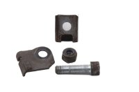 Rear left footrest mounting plate BMW K100 0501 K589 82-88