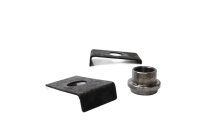Swingarm bearing spacer bushing retaining plate rear...