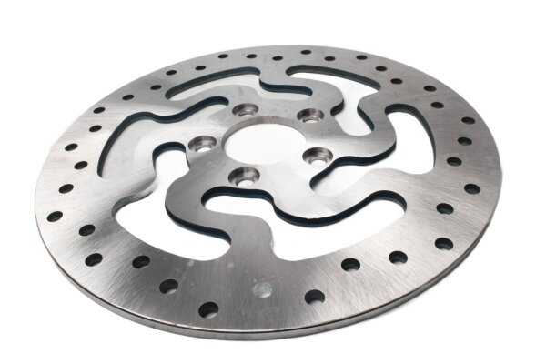 Disco de freno perforado, diseño ondulado, 6 orificios, 6,3 mm Harley-Davidson universell