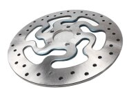 Drilled brake disc, wave design, 6 holes, 6.3mm...