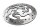 Disco de freno perforado, diseño ondulado, 6 orificios, 6,3 mm Harley-Davidson universell