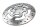 Disco de freno perforado, diseño ondulado, 6 orificios, 6,3 mm Harley-Davidson universell