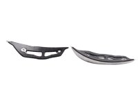 Par de soportes para emblemas de depósito, cromados, izquierdo y derecho. Triumph Bonneville 1200 T120 22-22
