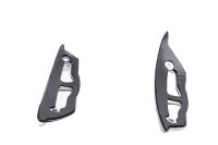 Par de soportes para emblemas de depósito, cromados, izquierdo y derecho. Triumph Bonneville 1200 T120 22-22