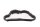 Joint détanchéité du boîtier dinstruments, cadre en caoutchouc du poste de pilotage BMW K 1200 RS 589 96-00