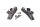 Front frame holder, mounting bracket, bearing mount set BMW K 1200 RS 589 96-00