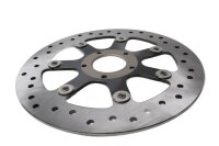Perforated floating brake disc with adapter ring...