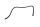 Coolant hose, left side, engine cooling line, bent Yamaha YZF R1 RN01 98-99