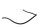 Coolant hose, left side, engine cooling line, bent Yamaha YZF R1 RN01 98-99