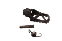 Repose-pied avant droit avec ressort et boulon à denture grossière KTM 620 LC4 620LC4 99-07