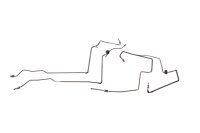 Hydraulic brake line set, multi-circuit brake pipe set...