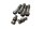 Lower fork bridge, steering shaft, complete headset KTM 620 LC4 620LC4 99-07
