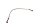 Steel braided brake line rear right red connection Yamaha YZF R1 RN01 98-99