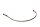 Steel braided brake line rear right red connection Yamaha YZF R1 RN01 98-99