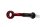 Steel braided brake line rear right red connection Yamaha YZF R1 RN01 98-99