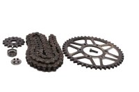 Sprocket, pinion, drive, chain set, chain Suzuki GSF 1200...