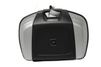 Seitenkoffer Topcase abschließbar schwarz silber Reflektor Honda universell