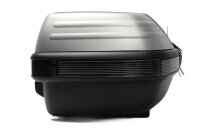 Seitenkoffer Topcase abschließbar schwarz silber Reflektor Honda universell