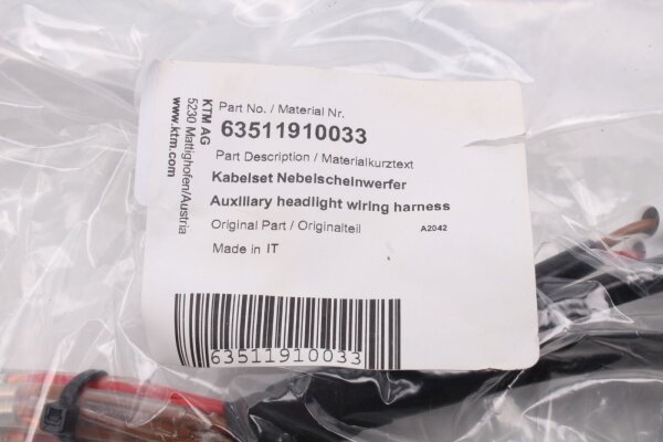 Nebelscheinwerfer-Kit Zusatzscheinwerfer Kabelsatz Halter KTM Adventure 890 22-22
