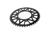Pignone di trasmissione 48 denti per ruota posteriore in Ergal 7075 T6 nero KTM universell