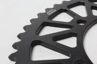 Pignone di trasmissione 48 denti per ruota posteriore in Ergal 7075 T6 nero KTM universell