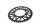 Pignone di trasmissione 48 denti per ruota posteriore in Ergal 7075 T6 nero KTM universell