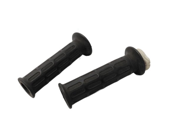 Handlebar grip, throttle grip, pair of ribbed rubber grips, rubber grip profile Honda ST 1100 SC26 90-01