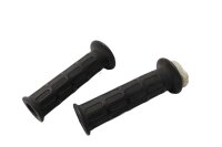 Handlebar grip, throttle grip, pair of ribbed rubber...