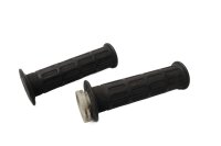 Handlebar grip, throttle grip, pair of ribbed rubber...